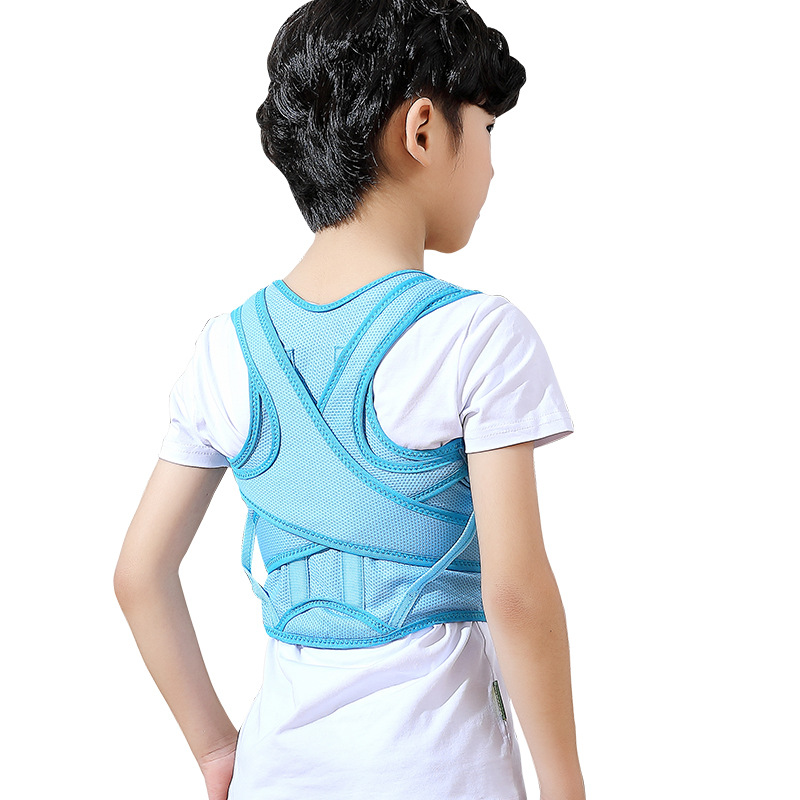 跨境通用儿童驼背矫姿带Back Posture Corrector for Kids Teenag-图0