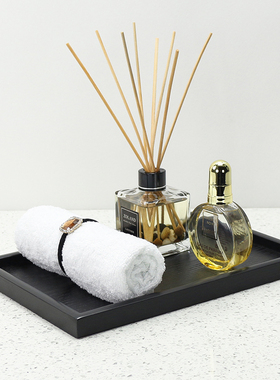 样板间卫浴摆件托盘组合软装饰品