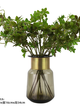 轻奢风样板间花艺美容院展厅摆件