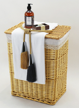 样板间收纳箱摆件瓷砖店面摆设田园风格洗手间民宿软装饰品收纳i.