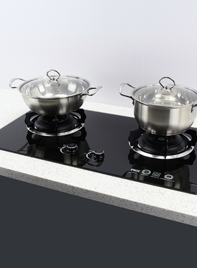 样板间厨房摆件组合锅具套装饰品