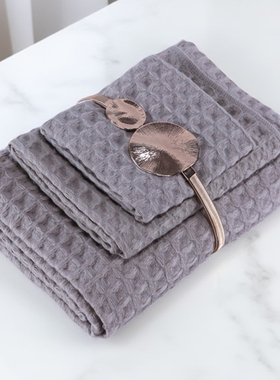 浴室摆件毛巾浴巾扣样板间装饰品