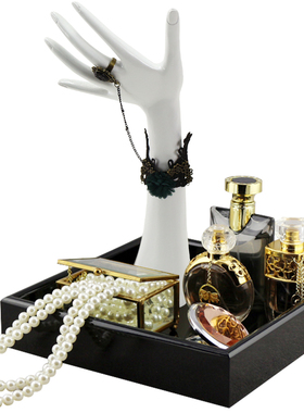 样板房梳妆台摆件托盘套装装饰品