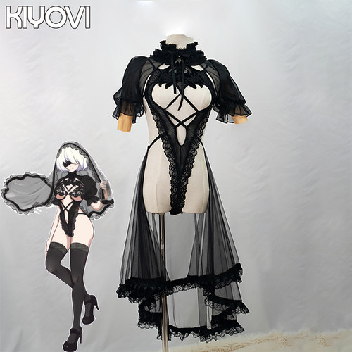 KIYOVI原创现货同人尼尔机械纪元2B小姐姐COSPLAY女游戏御宅装 - 图1