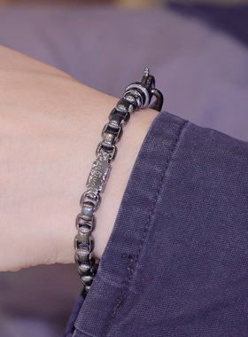 STEELEVER男钛钢原创新品手链男