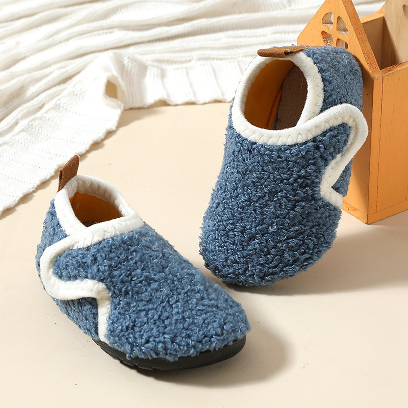 地板袜秋冬加绒儿童室内防滑底早教学步宝宝鞋居家棉鞋魔术贴鞋套,淘宝优惠券,粉丝福利购,淘宝优惠卷