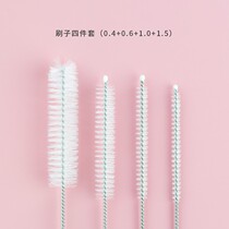 Spout Straw Brush Small brushed slim bottle baby cleaning brush Nipple Suit Small Slit Oil Pot Tea Tea Teapot