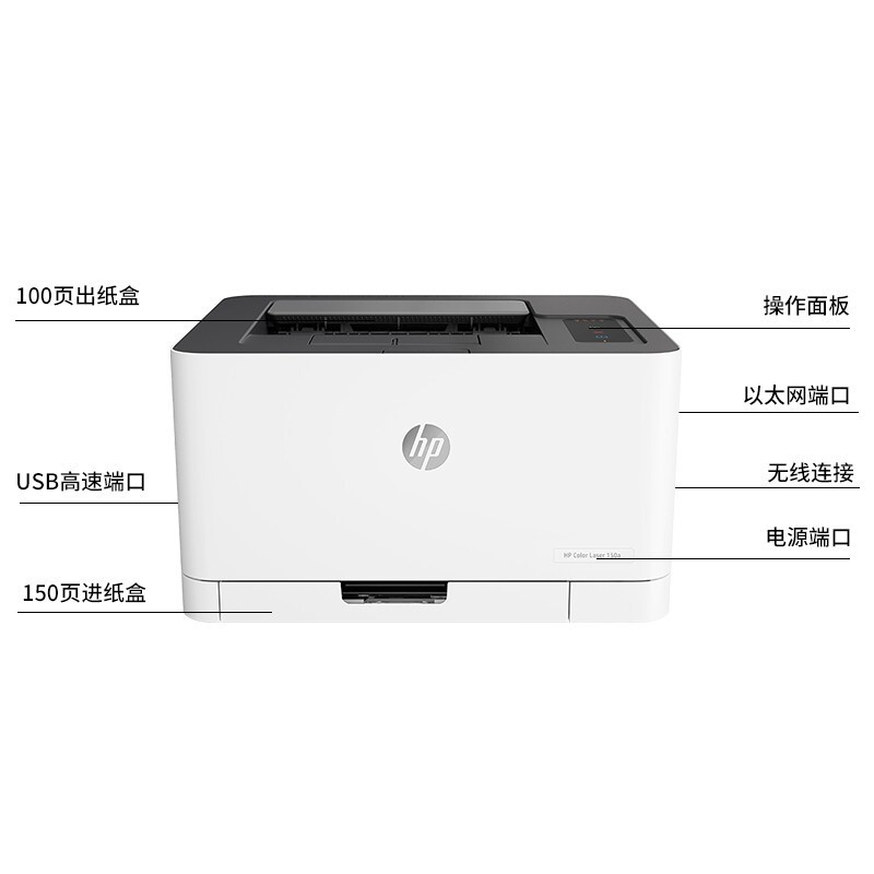 hp惠普150nw154a254dw454dn彩色激光打印机无线办公商务家用小型-图2