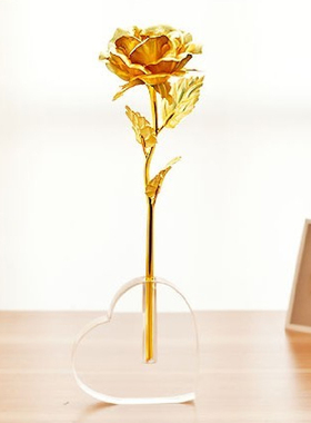 母亲节礼物送妈妈金箔康乃馨美观