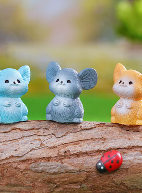 微景观造景可爱老鼠摆件