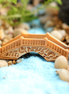 diy微景观宫廷风树脂手工拱桥