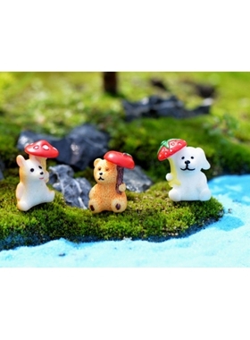 微景观可爱风多肉盆栽手工小摆件