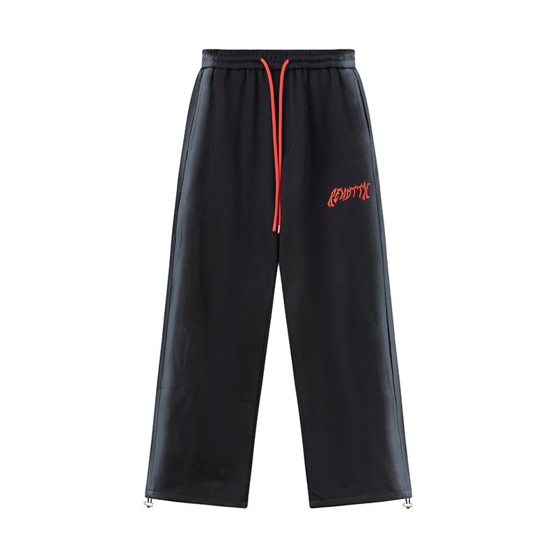 RESUMM美式高街刺绣运动裤夏季卫裤女宽松小个子宽松直筒跳舞裤子,淘宝优惠券,粉丝福利购,淘宝优惠卷