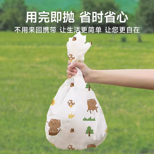 Одноразовый водонепроницаемый пляжный ковер для кемпинга, увеличенная толщина