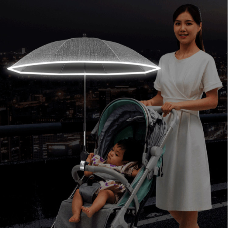 德国婴儿车遮阳伞通用防晒伞宝宝推车遛娃神器儿童手推车雨伞蓬棚