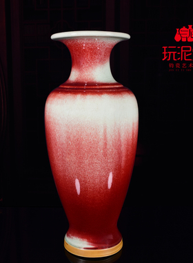 禹州神垕钧瓷玩泥堂观音瓶礼品