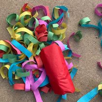 Electronic salute colorful flowers Salute Cannons Royal Salute Cannons With Contents Colorful Paper Flowers Sprinklers Throw Flowers