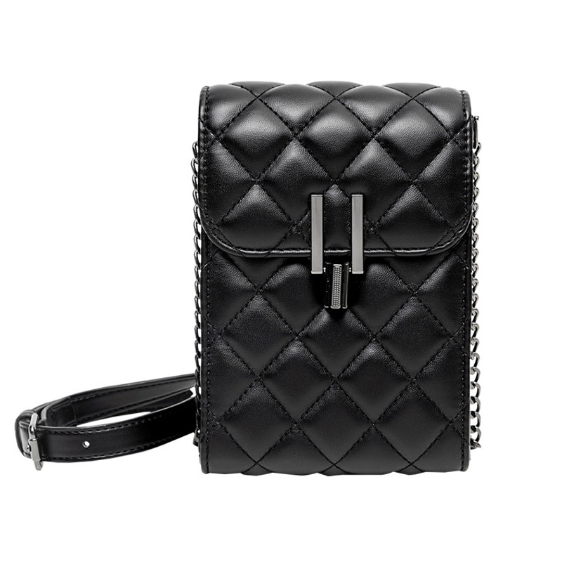 迷你女2021新款百搭菱格装手机包包 丹铂箱包女士包袋