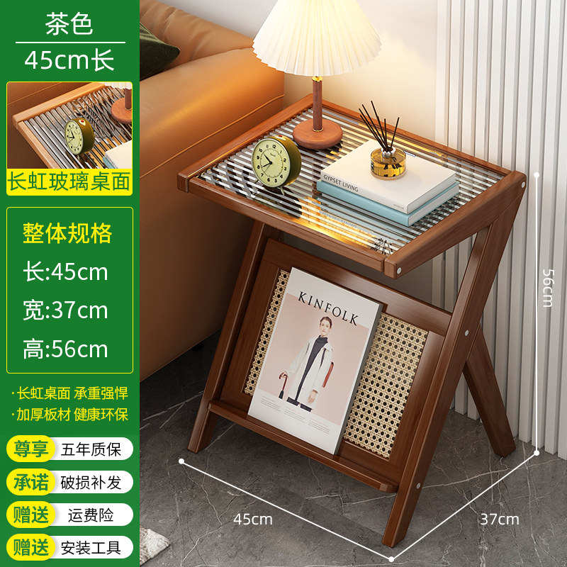 床头桌子沙发边桌边几茶桌小茶几长虹玻璃小户型创意角几小桌子,淘宝优惠券,粉丝福利购,淘宝优惠卷