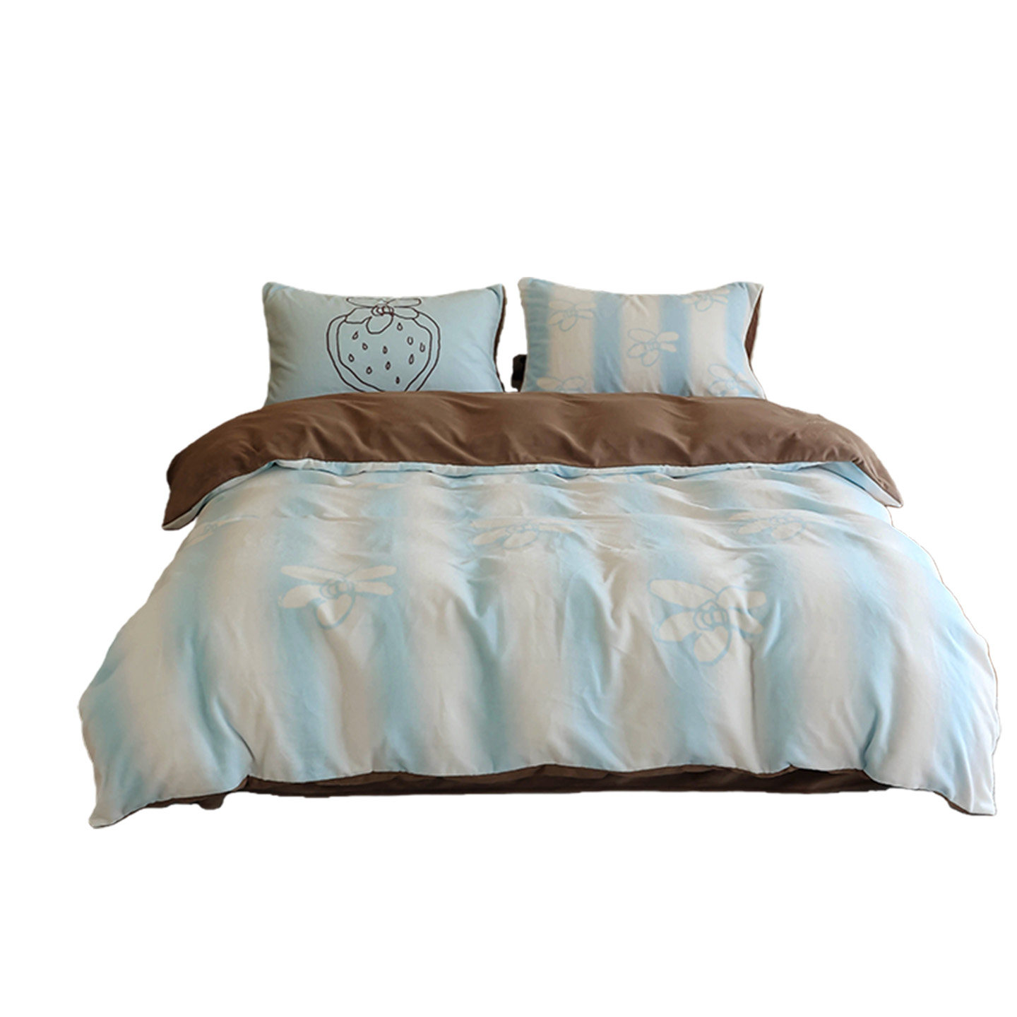 Spendtime原创卡通牛奶绒加厚秋冬圣诞色拼搭保暖四件套床单床品,淘宝优惠券,粉丝福利购,淘宝优惠卷