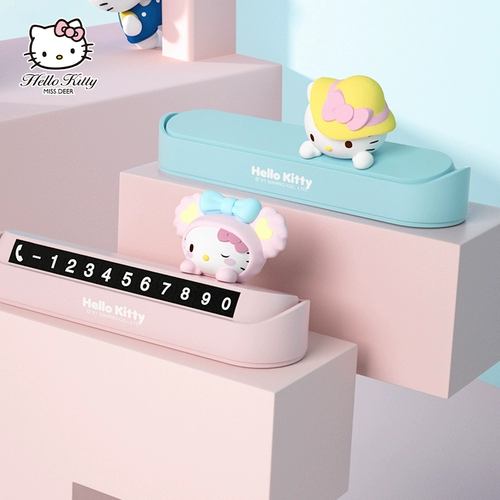 Hello Kitty, электромобиль, милый мобильный телефон, парковочная стойка