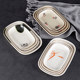 10 packs of melamine rice noodles with special plastic plate hot pot