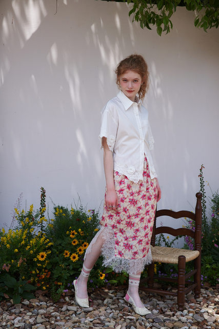 Xingshan bag mid-length straight retro skirt