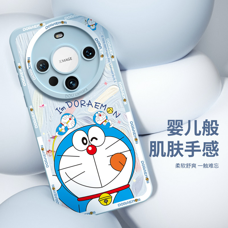 哆啦a梦适用华为mate60pro手机壳60可爱mat卡通m60液态硅胶por全包50防摔40高级感70新款软女保护套mt外壳+十 - 图2
