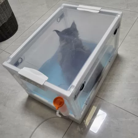 宠物吸氧箱狗狗猫咪专用氧气箱雾化箱猫鼻支笼子透气折叠氧气仓舱,淘宝优惠券,粉丝福利购,淘宝优惠卷
