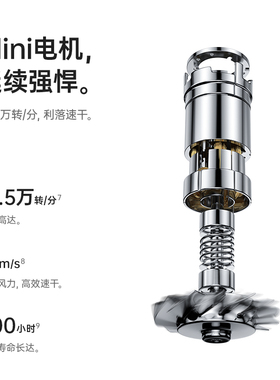 【陈洁双11，0元付定】Laifen徕芬Mini Lite高速吹风机家用