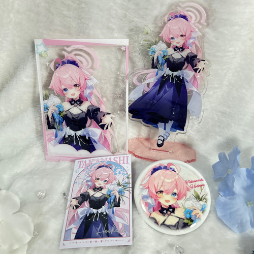 碧蓝蔚蓝档案动漫游戏同人周边礼服日奈星野普拉娜亚克力立牌吧唧 - 图1
