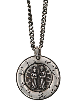 双子座项链男女款银吊坠送礼物