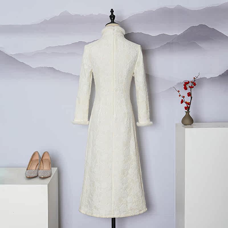 改良版旗袍年轻款气质显瘦连衣裙 秋思婵旗袍