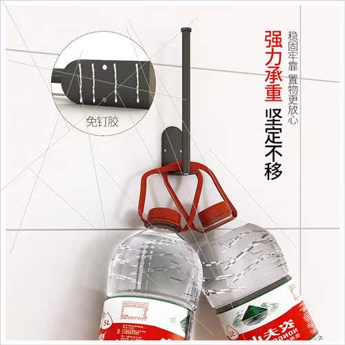 厨房纸巾架卷纸挂架壁挂式免打孔吸油用纸网红保鲜膜收纳置物挂架