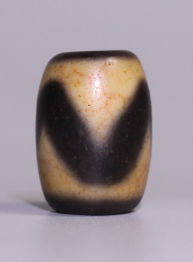 西藏天然玛瑙 至纯老料虎牙天珠 16*12mm超顶项链吊坠锁骨链 吊坠