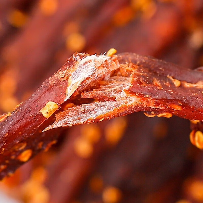 【品馋坊】风干鸡肉条500g解馋即食耐嚼小零食香辣麻辣抗饿饱腹代