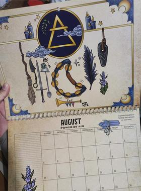 2024年黑色魔法日历Cale