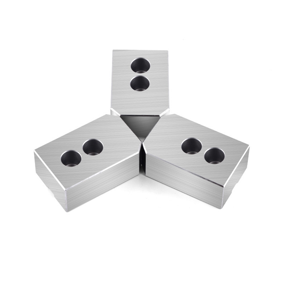 液压卡盘加宽软爪6/8/10/12寸数控车床配件加厚卡爪油压生爪夹头 - 图3