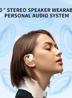 Open Wireless Headset Bluetooth 5.4 180° Rotation Adjustabl