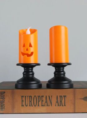 Colorido LED Candle Light, Halloween Candlestick, Decora??o
