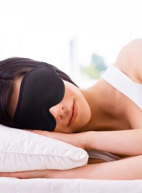 3D Block Out Light Sleeping Eye Mask para homens e mulheres,