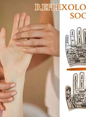 Gloves Hand Reflexology Acupoint Acupressure Tools Massage S