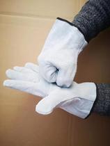 Special gloves for welding work gloves of straight supply of cow leather electric welding gloves with high temperature resistance and protection