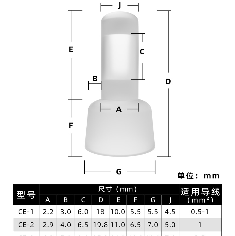 尼龙奶嘴压线帽快速接线端子电线接线连接器并线神器接头阻燃短接