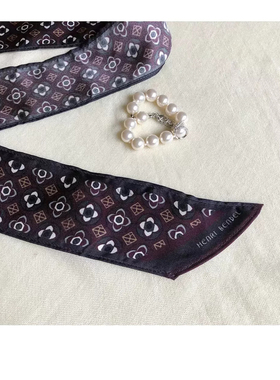 桑蚕丝真丝绑包包丝巾飘带