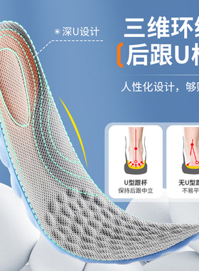 适用于万斯的鞋垫久站不累踩屎感