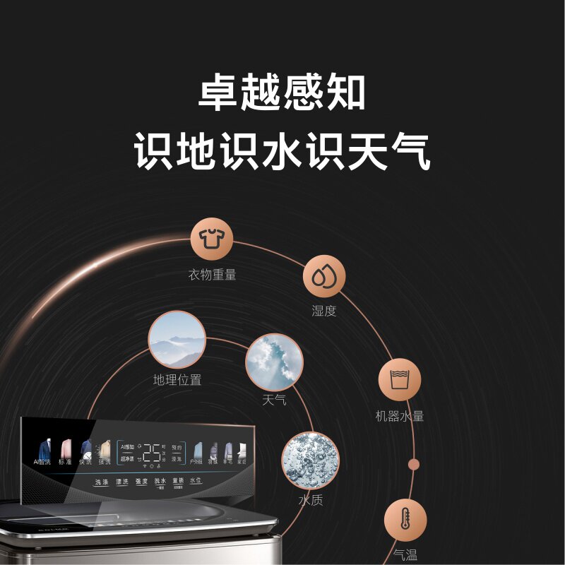 【抑菌舱一桶洗】colmo全自动洗衣机 COLMO洗衣机洗衣机