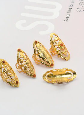 纯银手镯玉镯遮瑕装饰断裂修复扣