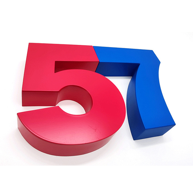 哑光烤漆亚克力字定制背景墙logo水晶立体pvc雕刻招牌广告牌焗漆 - 图3