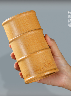 便携竹制茶叶罐密封竹筒茶叶包装